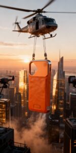 Elegant Metallic Perfume iPhone 17 (Expandable)