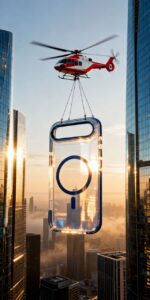 Protective Transparent Case For iPhone 17 Air (with and without stand)