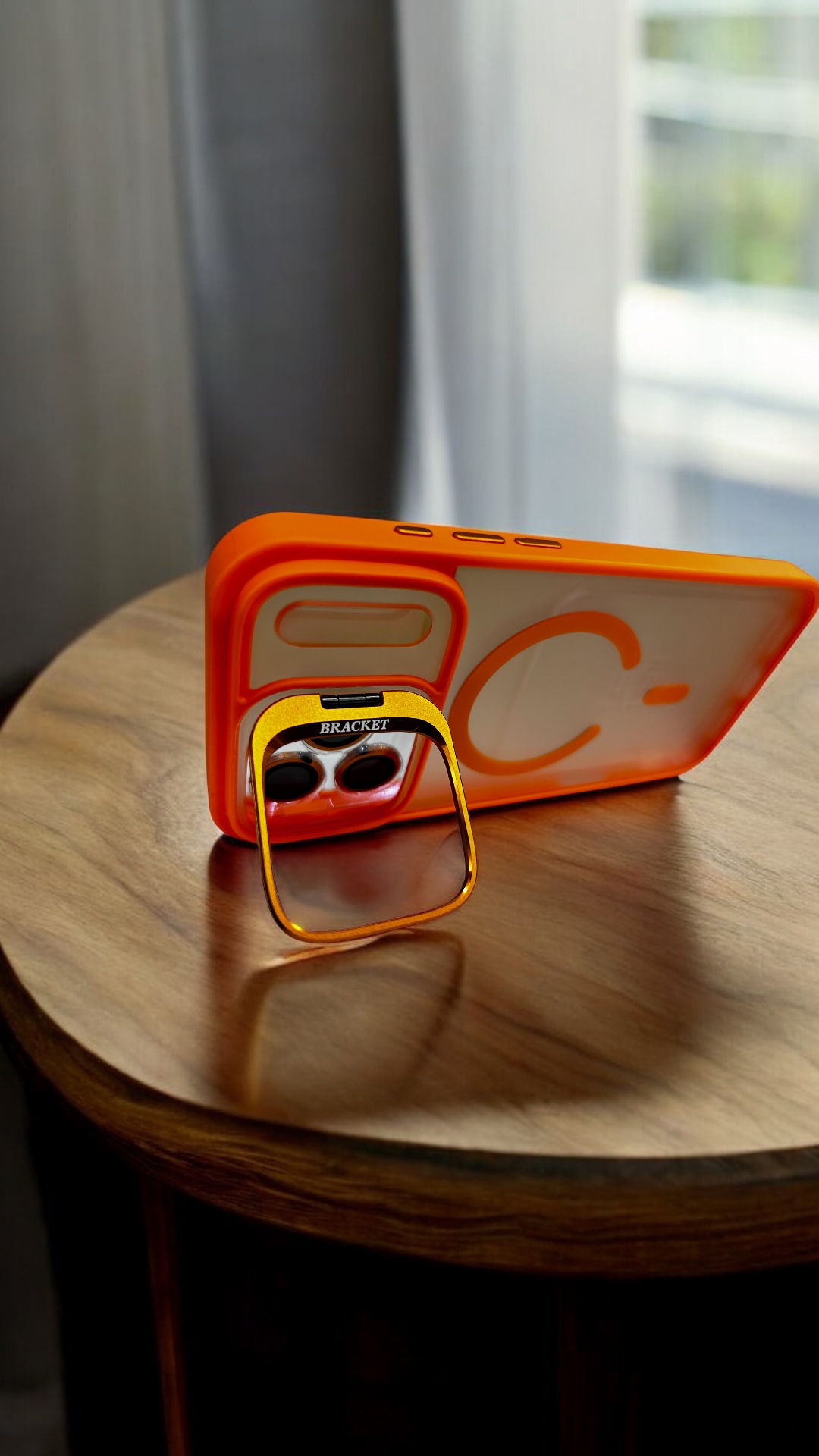 Photoroom_20251231_130940.jpg Ultra-Light Fiber Cover with Stand for iPhone 17 Pro / Pro Max - Image 1